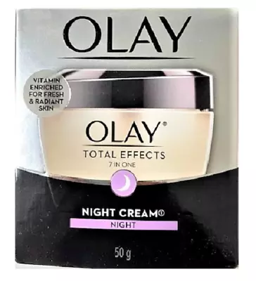 Olay Total Effects 7-in-1 Anti-Aging Night Firming Cream 1.7 Oz Free Shipping • $14.99