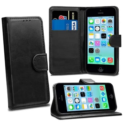 High Quality Real Leather Book Case For Samsung Galaxy Phone Ace GT-S5830/S5830i • £3.25
