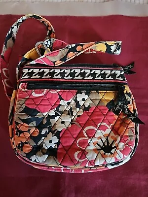 Vera Bradley  Bittersweet Pattern  Cross Body Long Straps Small Zippered Bag • $8.60