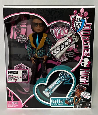 2011 Monster High Draculaura's SWEET 1600 CLAWD WOLF Mattel BOY Doll_W9192_NRFB • $199.99