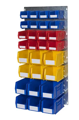 Louvre Panel Parts Bin Kit 15 - Garage Shed DIY Tool Plastic Storage Bins Boxes • £82.49