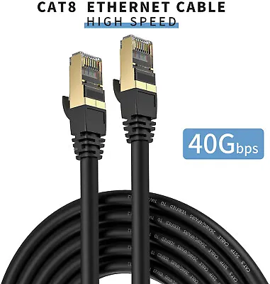 PREMIUM Ethernet Cable CAT8 7 Ultra High Speed 40Gbps LAN Patch Cord 1m-30m Lot • $16.90