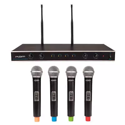 KAM Quartet ECO Wireless Microphone System ~ 4 Mics / Receiver • £279