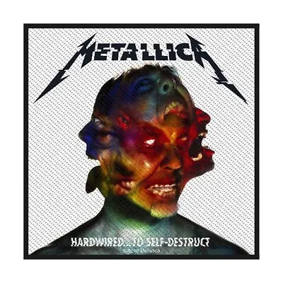 METALLICA Patch: HARDWIRED TO SELF DESTRUCT: Album Cover Official Merch Gift £pb • £4.25