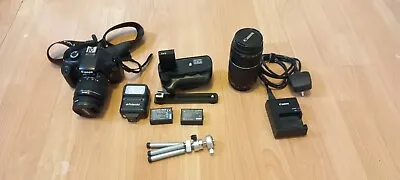 Canon EOS 1100D 12.0MP Digital SLR Camera - Black (Kit W/ EF-S 18-55mm DC III... • £260