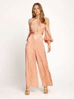 Bnwt Alice Mccall Iced Guava Memory Lane Jumpsuit - Size 6 Au/2 Us (rrp $450) • $160