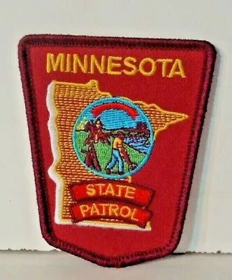Minnesota State Patrol  POLICE OFFICER  Patch 3X2&1/2 Inch • $6.25