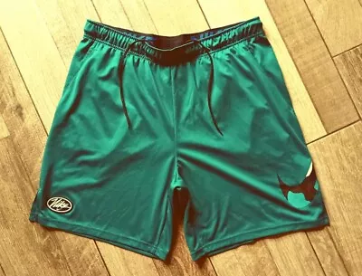 Men's Nike Dri-Fit Turquoise Lightweight Training/Running Shorts - Size XL - 38W • £5.99