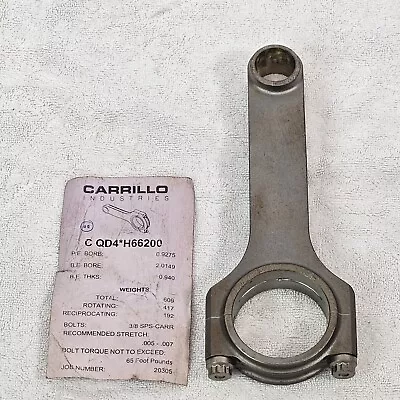 NEW CARRILLO 6.200x1.888x927 SBC CONNECTING ROD Drag Road Race Sprint Car Sb2.2 • $295