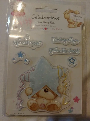 £3.99 • Buy Fizzy Moon Clear Stamp Pack Wish Upon A Star A Specail Wish