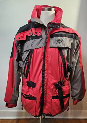 Vintage Boulder Lite Gear Ski Jacket W/Hood Unisex Solar Lock Oxford Size XLarge • $19.99