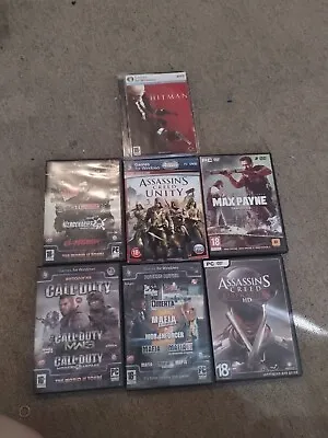 Pc Game Lot Russian Region Only Max Payne COD Assassin's Creed Lot 14 Games! • $30