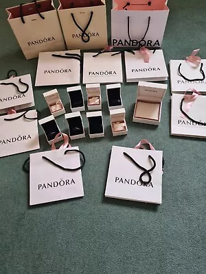 Fantastic Assortment Of Genuine Pandora Gift Bags And Charm Boxes (Empty) • £10