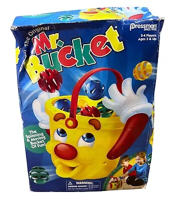 Mr. Bucket Game The Spinning & Moving Bucket Of Fun Pressman (New Damaged Box) • $25