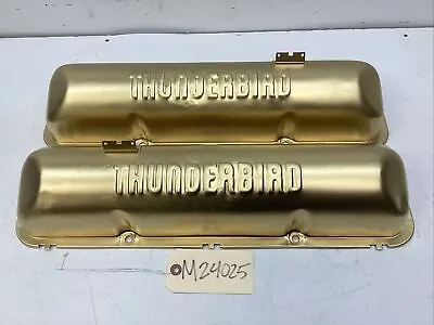 Ford Thunderbird 390 / 406 Fe Oem Valve Cover Set. Gold! • $199.99