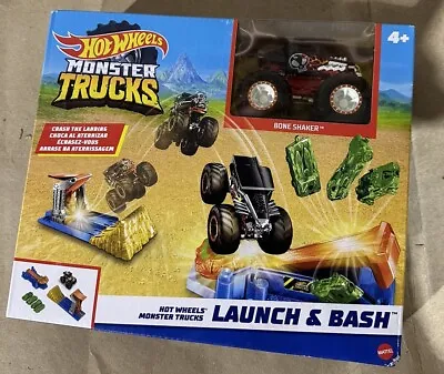 Hot Wheels Launch And Bash. Monster Truck Play Set. NIB. • $8.93