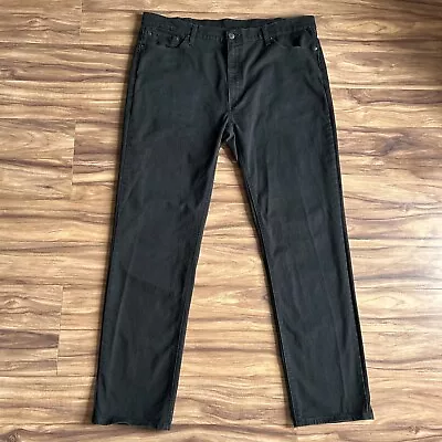Levi’s 541 Jeans Mens 42x36 Black Athletic Fit Dark Wash Denim Pants • $17.99
