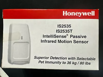 Honeywell IS2535 Motion Detector - White - 40 Pound Pet Immune • $22.05