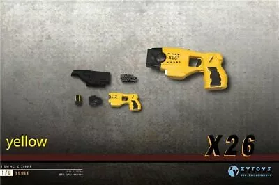 ZYTOYS 1/6 ZY2009E Yellow X26 Gun Rifle Weapon Toys F 12'' Action Figure Toy • $13.99