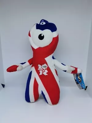 London 2012 Olympics Mascot Wenlock Union Flag Special Edition Soft Toy 12  RARE • £25