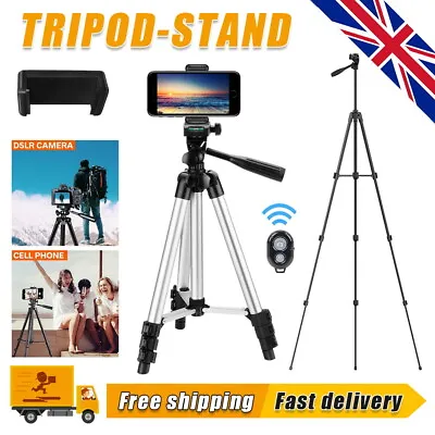 £10.99 • Buy Universal Tripod Stand Telescopic Camera Phone Holder For IPhone Samsung Sony UK