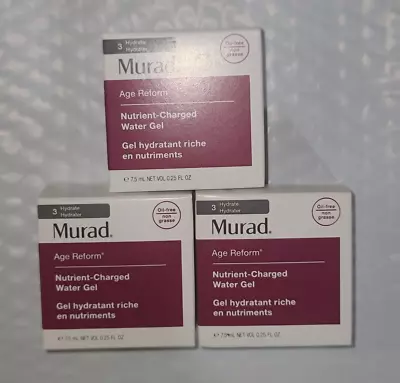 Murad Age Reform Nutrient Charged Water Gel 0.25oz/7.5ml TRAVEL (3 PACK) • $12.99