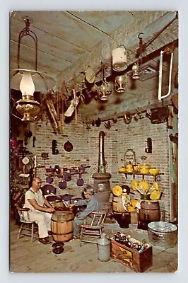 General Store Wheatonn Village Millville New Jersey Interior Oil Lamps Postcard • $3