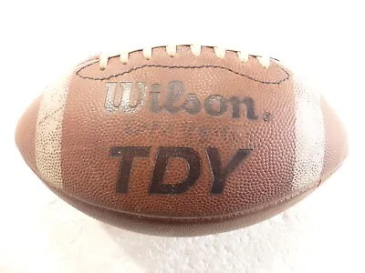 Vintage 1980s Official Wilson TDY F1300 Youth League Leather Football Game Ball • $26.95