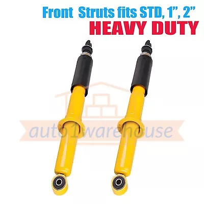 $145 • Buy Pair Fit Nissan Navara D40 ST RX STX 4WD STD 1  2  Front Strut Shocks Absorbers