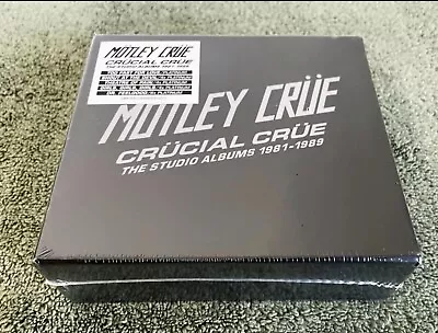 Motley Crue - Crucial Crue: The Studio Albums 1981-1989 [New CD] Ltd Ed Boxed S • $0.99