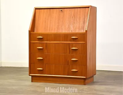 Danish Modern Teak Secretary Desk • $1100