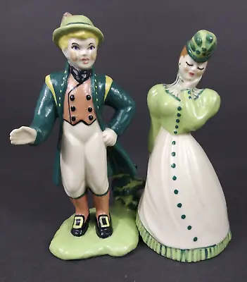 $14.97 • Buy Vintage CERAMIC ARTS STUDIOS Swedish Man & Woman Hand Painted Ceramic Figurines