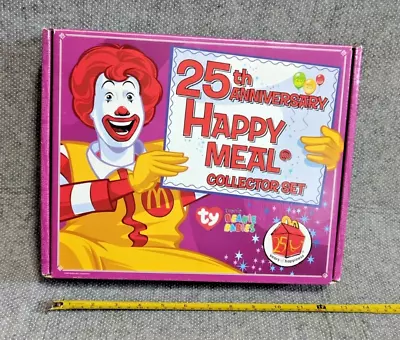 2004 McDonalds Happy Meal 25th Anniversary Ty Beanie Bears Boxed Set Of 12 NIP • $34.99