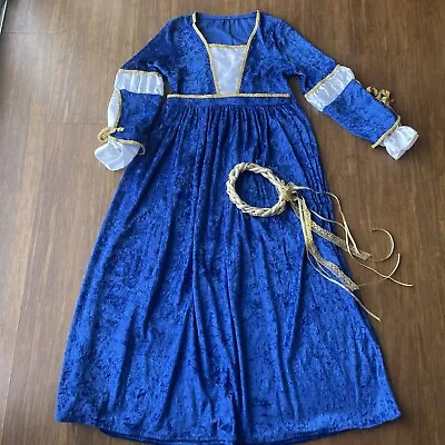 Rubies Juliet Princess Dress Womens Large Costume Blue Long Medieval Renaissance • $28.99