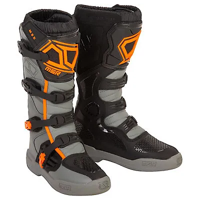 MSR M3X Motocross Boots US Size 11 Grey/Orange-KTM • $103.95