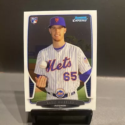 Zack Wheeler 2013 Bowman Chrome Refractor Rookie #49 RC New York Mets/Phillies • $3.99