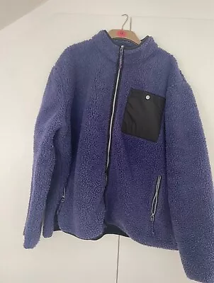 Jacamo Fleece Jacket 4XL Purple And Black • £8.50
