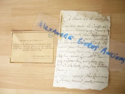 £155.04 • Buy Handwritten Letter Talking To The Cartridge Bandit 1722