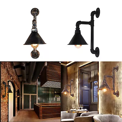 £9.39 • Buy Vintage Industrial Rustic Steampunk Metal Waterpipe Ceiling Wall Lights Lamp