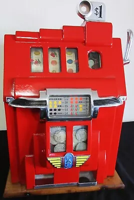 Pace Comet $1.00 Gooseneck Slot Machine Circa 1930's Fully Restored • $7500