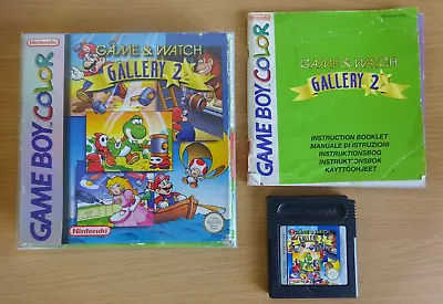 Game & Watch Gallery 2 Nintendo Gameboy Color Game Complete • £25.99