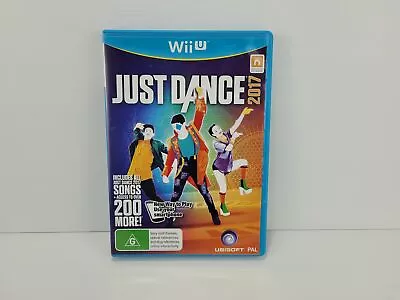 Just Dance 2017 Nintendo Wii U PAL AUS • $24.99