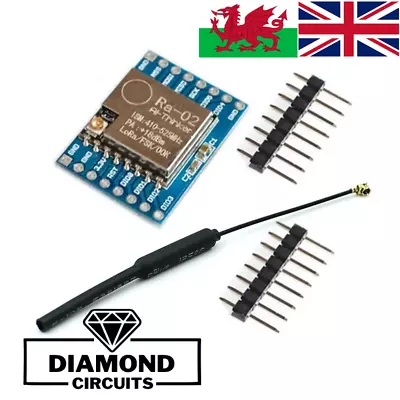 LORA 433M 10KM RA02 SX1278 Serial Spread Spectrum Wireless Module Esp Arduino Pi • £8.49