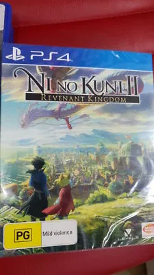 Ni No Kuni II: Revenant Kingdom Steelbook Edition PS4 Aus Version • $59.50