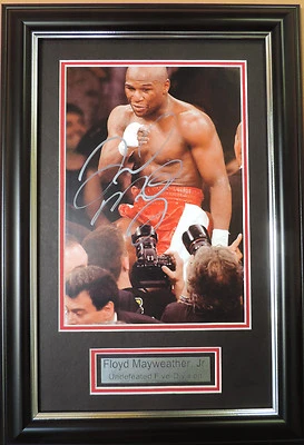$69.90 • Buy Floyd Joy Mayweather Jr. UNDEFEATED BOXING CHAMPION SIGNED AND FRAMED PHOTO