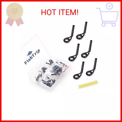 FishTrip Micro Rod Tips Repair Kit - 30pcs Baitcasting Rods Fishing Rod Tip Guid • $14