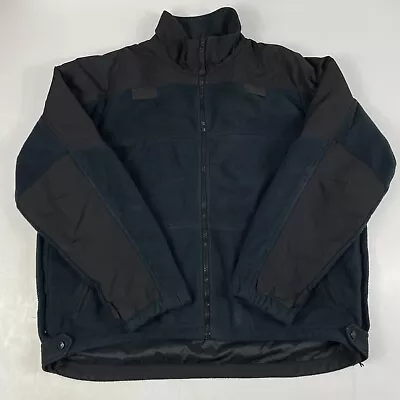 511 5.11 Tactical Jacket Men Large Blue Fleece Full Zip Hiking Workwear Outdoors • $28.88