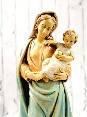 Vintage H Malsiner Italy Virgin Mary & Child Madonna Baby Jesus 9.5  Figurine • $20