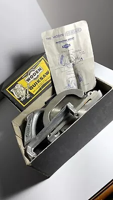 £25 • Buy Vintage Woden Quiksaw With 5” Combination Saw Blade Boxed