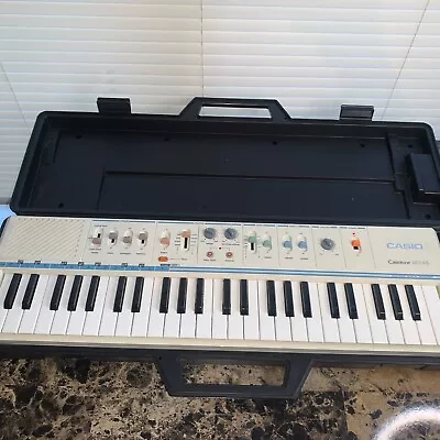 Vintage Casio Casiotone MT-45 Electronic Keyboard Piano Audio Mixing & Hardcase • $89.95